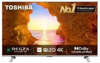 TOSHIBA 139 cm (55 inches) C450ME Series 4K Ultra HD Smart QLED TV 55C450ME (Silver) Apply ₹4000 coupon