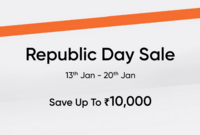 Realme Republic Day Sale (13 to 20 Jan) - Save Upto ₹10000