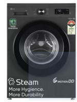 LG 9 kg 5 Star Front Load Washing Machine with In-built Heater Black  (FHB1209Z2M)