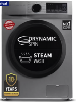 Panasonic 8 kg Fully Automatic Front Load Washing Machine with In-built Heater Silver  (NA-148MH2L01)