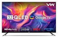 VW 80 cm (32 inches) Pro Series HD Ready Smart QLED Google TV VW32GQ1 (Black)