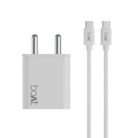 boAt WCDV 22.5W Dual Port Charger with 22.5W Power Delivery Support & 18W Quick Charge 3.0