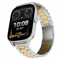 Vibez Majestic Luxury Smartwatch for Women & Men - Stainless Steel Strap   Apply ₹100 coupon