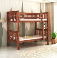 STRATA FURNITURE - Sheesham Wood Bunk Bed