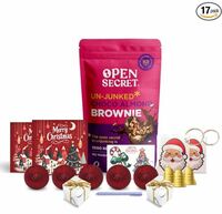 Open Secret Winter Delights Assortment Gift Hamper | Combo of 17 items | Chocolate Almond Brownie | Employee Gifting | Gift Hamper including decor ornaments and merchandise | Home Decor