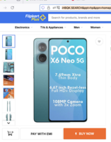 POCO X6 Neo 5G (Horizon Blue, 128 GB)  (8 GB RAM)
