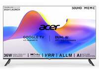 Acer 126 cm (50 inches) I Pro Series 4K Ultra HD LED Smart Google TV AR50UDIGU2875AT (Black)