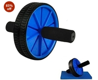 Limited-time deal: Body Maxx Ab Wheel Exerciser Ab Toner Wheel with Free Knee Mat