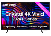 Samsung 138 cm (55 inches) D Series Crystal 4K Vivid Ultra HD Smart LED TV UA55DUE70BKLXL (Black)