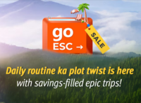 Goibibo Go Esc Sale - Upto 45% off Hotels, Flights, & More + Bank offers (No cost EMI)
