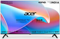 Acer 100 cm (40 inches) I Pro Series Full HD Smart LED Google TV AR40FDIGU2841AT (Black)  Apply ₹500 coupon 