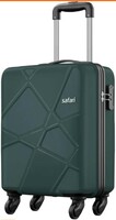  Safari Pentagon 55cm Small Cabin Trolley Bag Hard Case Polypropylene 4 Wheels 360 Degree Wheeling System Luggage, Travel Bag, Suitcase for Travel, Trolley Bags for Travel, Dusk Green 