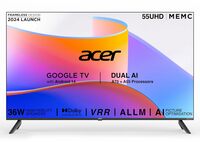 Acer 139 cm (55 inches) I Pro Series 4K Ultra HD LED Smart Google TV  (Black)