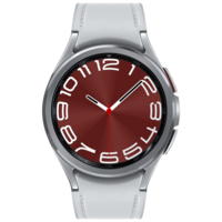 SAMSUNG Galaxy Watch6 Classic Smartwatch  (Silver Strap)