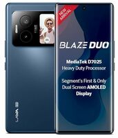 Lava Blaze Duo 5G (Celestial Blue, 6GB RAM, 128GB Storage)