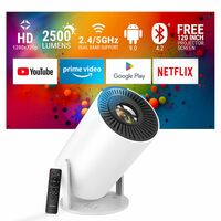 Ant Esports View 521 Smart LED Projector - White | 1080P & 4K Support
