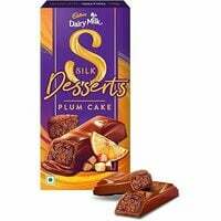 Cadbury Dairy Milk Silk Desserts Plum Cake Chocolate Bar, 140 g [Specific]