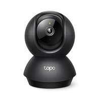 Tapo C201 360° 2MP 1080p Full HD Pan/Tilt Home Security Wi-Fi Smart Camera| Alexa Enabled| 2-Way Audio| Night Vision| Motion Detection| Sound and Light Alarm| Indoor CCTV Black 