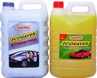 Waxpol Ecosaver All Purpose Polish - 5 LTR.and Waxpol Ecosaver Car Shampoo Concentrate - 5 L (for Bucket, Foam and Snow Foam Wash)