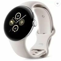 Google Watch 2 Smartwatch  (Porcelain Active Strap, Free Size)