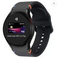 SAMSUNG Galaxy Watch FE, 40mm BT, Sapphire Crystal Display, Sleep Coach, Fall Detection  (Black Strap, Small)