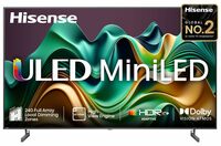 Hisense 164 cm (65 inches) U6N PRO Series 4K Ultra HD Smart QLED Mini LED TV 65U6N PRO (Black)