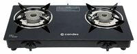 Candes Toughened Glass 2 Burners Gas Stove @ ₹1,049 Only