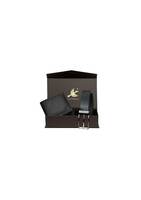 HORNBULL Mens Gift Combo Black Wallet and Belt | RFID Wallet Gift Combo for Men | Wallet for Men BW104118 (Black Wallet+Black Belt)