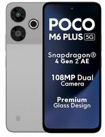 POCO M6 Plus 5G Phone (Ice Silver, 6GB RAM, 128GB)
