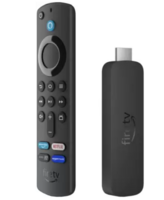 Firetv Stick 4K streaming device, supports Wi-Fi 6, HDR10+ Media Streaming Device (Black)