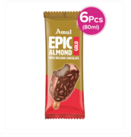 Amul Gold Epic Almond Ice Cream Stick (80ml x 6 )