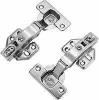 European Style Steel Clip-on Soft Close Concealed Cabinet Hinges (0 Crank- Full Overlay)
