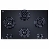 Apply ₹1000 coupon - Elica Hob 4 Burner Auto Ignition Hobtop with Hexa Shape Grid|Italian SABAF Brass Burner with One 4 kW Jumbo & 2.5 kW| 10 Yrs Warranty on Burner,5 Yrs on Glass & Valve|Flexi Hexa 470 Lotus Ind Hd Br