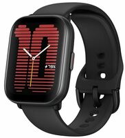 Amazfit Active 42mm AMOLED Smart Watch, Built in GPS, 14day Battery, 5ATM Water Resistant, for iOS & Android, Accurate Readings, BT Calls, Strava Support, Temperature Sensor, VO2 Max (Midnight Black)