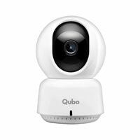 QUBO Smart 360 2K 3MP 1296p WiFi CCTV Security Camera from Hero Group , Mobile App 