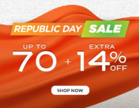 Lifestyle Republic Day Sale - Upto 70% off + Extra 14% off