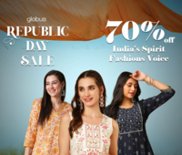 Globus Republic Day Sale - Upto 70% off + Extra 15% off