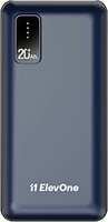 ElevOne by Ambrane 20000mAh Power Bank with 10.5W Fast Charging, Dual USB Output, Made in India, Multi-Layer Protection, Wide Compatibility, Stylish & Compact Design + Type-C Cable (Rapid 20, Blue)