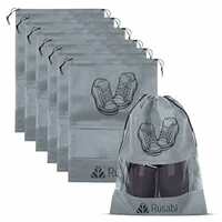 Rusabl Shoe Bag for Travel (Pack of 6, Grey)