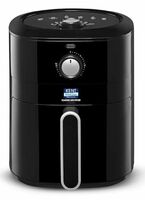 KENT Classic Air Fryer | 1300W Power & 4L Capacity | Fry, Grill, Roast & Bake | Auto Cut-Off | Up To 80% Less Oil Usage | High Temperature & Uniform Heating | Black