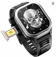 Fire-Boltt 4G Pro Volte Calling Smart Watch- 2.02” TFT Display, 4G Nano-SIM GPS, Health Suite, Sports Modes, 400mAh Battery (Black)