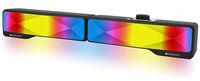 ZEBRONICS Wonder Bar 20 RGB Lights Computer Speaker with Detachable 2 in 1 Design, 10W RMS Output, Volume Control, AUX 3.5mm, USB Powered, 2.0 Stereo, Speaker ON/Off and Mute
