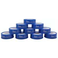 ABRO Teflon Pipe Sealant Industrial Thread Sealants Plumbers for Leak Water Plumbing Air Head Pipe 12mm x 10Mtr (White, 10Pcs)