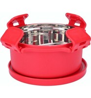 Signoraware Smart Twin Executive Medium Container, 350ml, Set of 1, Red