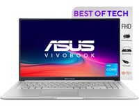  ASUS VivoBook 15 (2022), Intel®Core i3-1215U 12th Gen, 15.6" (39.62 cm) FHD, Thin and Light Laptop (8GB/512 SSD//Windows 11/Office 2021//Backlit KB/Icelight Silver/1.7 kg), X1502ZA-EJ322WS 