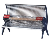 Bajaj Flashy Radiant Room Heater 1000W, 230V (Steel, Multi-color)