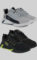 BRUTON Combo of Men's Sports Running Shoes 