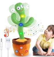 Storio Rechargeable Toys Talking Cactus Baby Toys for Kids