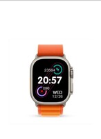 Creed Ultra Smart Watch, 2 Inches HD Display, 7 Days Battery Life, Water Resistant, Bluetooth Calling (Orange) on Swiggy Instamart