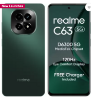 realme C63 5G Charger in the Box (Forest Green, 128 GB)  (6 GB RAM)